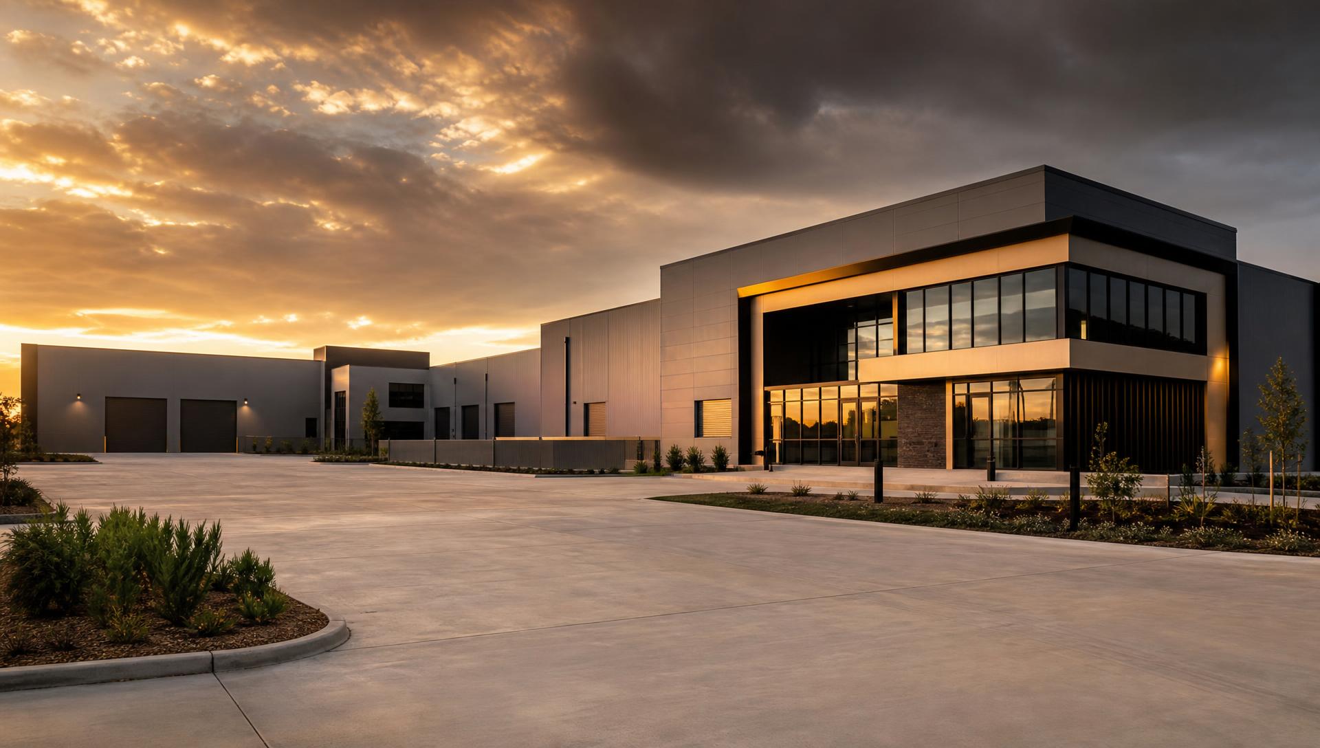 Modern commercial and industrial development by Loumar Property